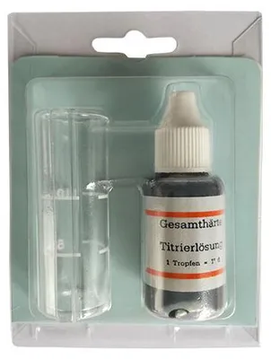 Produktbild von Gesamthärte Testset zur einfachen Bestimmung der deutschen Wasserhärte °dH