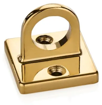 Produktbild von 10x Wandbefestigung Zum Befestigen von Verbindungskordeln gold Edelstahl