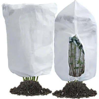 Obrázok produktu pre Huiguli sada 2 rastlín na zimnú ochranu 80x120cm odolná proti roztrhnutiu ochrana proti mrazu črepníkové rastliny taška