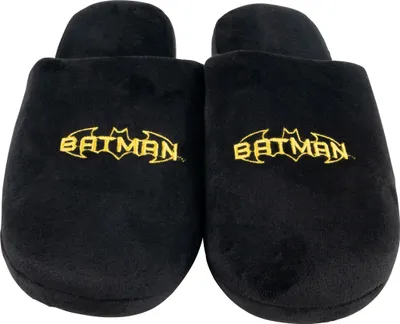 Produktbild von DC Comics Batman Hausschuhe für Herren - Puschen Schlappen Slipper Pantoffeln Schwarz 40-41