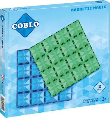 Obrázok produktu pre Magnetické bloky COBLO, 2 stavebné dosky, 30 x 30 cm
