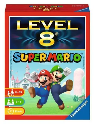 Zdjęcie produktu dla Ravensburger 27343 - Super Mario Level 8, ekscytująca gra karciana dla 2-6 graczy w wieku od 8 lat