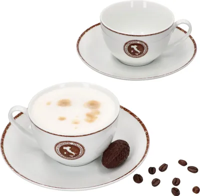 Produktbild von Ritzenhoff&Breker 4tlg Set Authentic Italian Cappuccinotasse + Untertasse 80ml