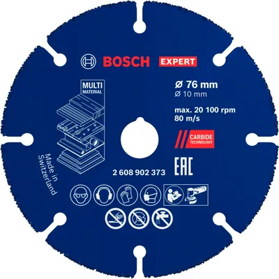Produktbild von EXPERT Multi Material Carbide-Trennscheibe, 76 x 10 mm