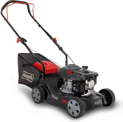 Produktbild von Scheppach Rasenmäher Benzin MP132-40 | 3,3 PS Leistung | 40cm Schnittbreite | 3-fache Schnitthöhenverstellung | 35 Liter Fangkorb | leicht