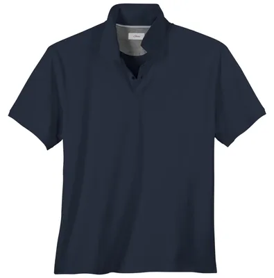 Produktbild von s.Oliver Übergrößen Basic Stretch-Poloshirt navy