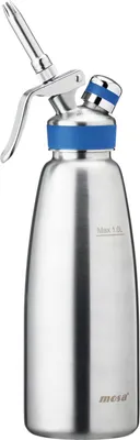 Produktbild von MOSA Sahneapparat Edelstahl, Inhalt: 1,00 Liter, Höhe: 360 mm, ø: 105 mm