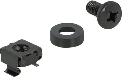 Image de DELOCK Befestigungsset für Netzwerkschrank 20 Stück schwarz