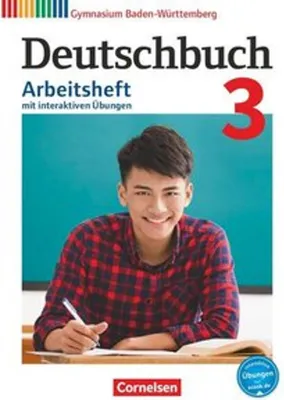 Obrázek produktu pro Deutschbuch Gymnasium Band 3: 7. Schuljahr - Baden-Württemberg - Arbeitsheft mit interaktiven Übungen auf scook.de