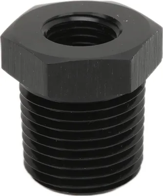 Image de 1/4in npt mâle à 1/8in femelle Adaptateur réducteur de raccord noir Accessoires automobiles