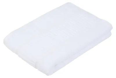 Produktbild von GÖZZE BIO Frottier Badetuch weiches hautfreundliches saugstarkes Badetuch aus Baumwolle Weiss 100 x 150 cm