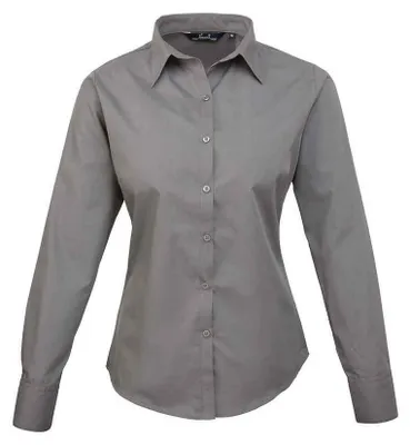 Image de Premier - Chemisier pour femmes à manches longues LT4522 (XL) (bordeaux)