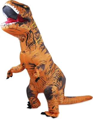 Produktbild von Bettizia Aufblasbares Dinosaurier Kostüm 2m T-Rex Tyrannosaurus für Erwachsene Halloween Karneval Fasching