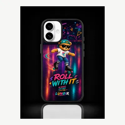 Imagen del producto de Funda para iPhone 16, carcasa protectora para teléfono móvil con diseño de patineta – LUNØIR ©