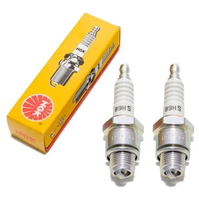 Produktbild von Zündkerzen Set NGK 2x B9HS Zündkerze, 12,7mm Kurzgewinde Ø 14,0mm Hex 20,8mm, Elektrodenabstand 0,75mm, Wärmewert 9, 5810