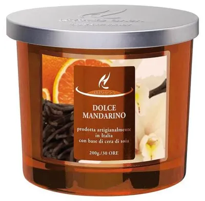 Productafbeelding van CASA - Decoratieve Kaars in glas, 200 gr. (Dolce Mandarijn)
