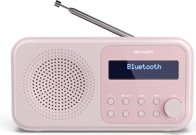 Immagine prodotto di SHARP DR-P420 Radio digitale portatile, USB, Bluetooth 5.0, Klinke 3,5 mm, rosa