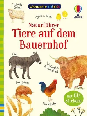 Produktbild von Usborne Minis Naturführer: Tiere auf dem Bauernhof