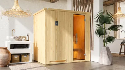 Produktbild von Elementsauna HALMSTAD 1 GT BioS 7,5 KW x B x T x H x 192 x 141 x 199