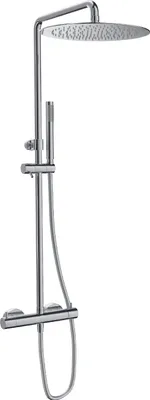 Produktbild von SANYCCES LOOP Rain Duschsystem mit Thermostat 30 cm, chrom