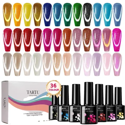 Immagine prodotto di Set di smalti gel, 36 colori, formula semipermanente, TT36003