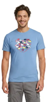 Produktbild von Spreadshirt Hello Kitty And Friends Ballons Männer T-Shirt, S, Carolina Blue