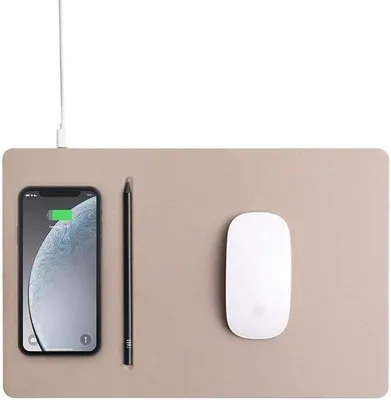 Obrázek produktu pro Bezdrátová podložka pod klávesnici s funkcí bezdrátového nabíjení v krémové barvě pro Mac