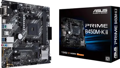 Produktbild von Prime B450M-K II AMD B450 Socket AM4  micro ATX