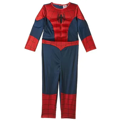 Produktbild von Kinder Spiderman Muskel-Kostüm (ohne Maske) Größe: 128-134 (ca. 7-8 Jahre)