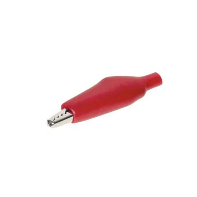 Obrázek produktu pro Krokodýlí spona, izolovaná, 45 mm, červená