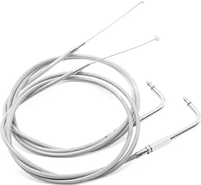 Immagine prodotto di Cavo acceleratore 110cm per Harley Davidson Touring Dyna Softail 1996- acciaio inox/