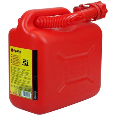 Obrázek produktu pro Kanystr na pohonné hmoty PHM / benzín / naftu 5l - červený