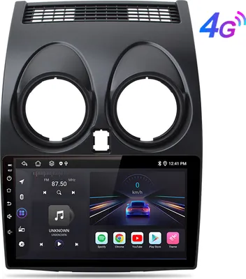 Immagine prodotto di Carplay 9" 4+64G Android 13 Autoradio GPS Navi WIF BT RDS DAB Pro Nissan Qashqai 1 J10 2006-2013 8Core SWC 4G SIM