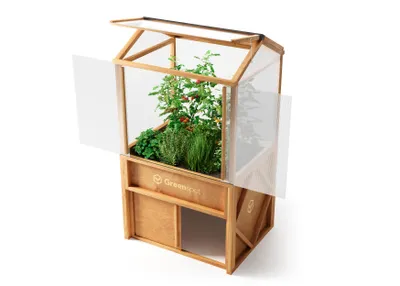 Obrázek produktu pro Greenspot Lavish Mini Skleník - 100x80x178cm Palisandr hnědý