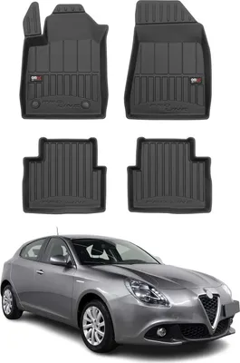 Produktbild von 4x FROGUM ProLine 3D TPE Fußmatten für ALFA ROMEO GIULIETTA (940) Vorne+Hinten