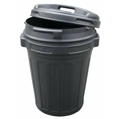 Produktbild von Futtertonne mit Drehverschluß 70 Liter Black