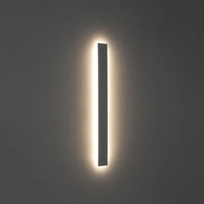 Produktbild von LED Wandlampe Metall H: 78 cm Weiß länglich 3000 K warmweißes Licht 850 lm Modern