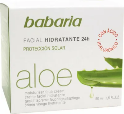 Immagine prodotto di Babaria Crema viso all'aloe vera 50ml
