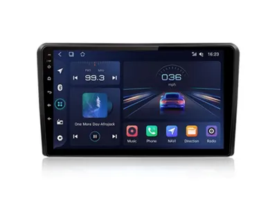 Produktbild von Junsun Autoradio für Audi A3 2/8P (2003 - 2013), GPS-Navigation, Kamera, WLAN, Bluetooth, USB, Android-Radio. Audi A3 2/8P (2003 - 2013). GPS-Leistung: 1 GB RAM + 16 GB ROM