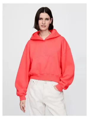 Produktbild von Damen-Sweatshirt GAP LOGO PULLOVER HOODIE 746918-03 FRISCHE KORALLEN Größe: M