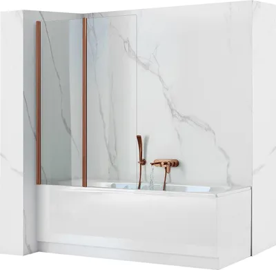 Immagine prodotto di Paravento vasca REA Agat-2 100 Brush copper