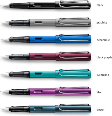 Obrázok produktu pre Lamy AL-star, Purpurová, Zásobník, Modrá, Hrot italic, 1 kusov
