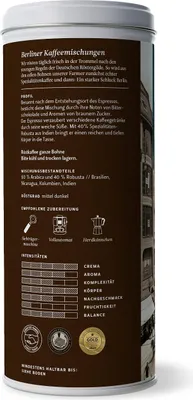 Produktbild von Berliner Kaffeerösterei - Mailänder Espresso (ganze Bohne) (125g)