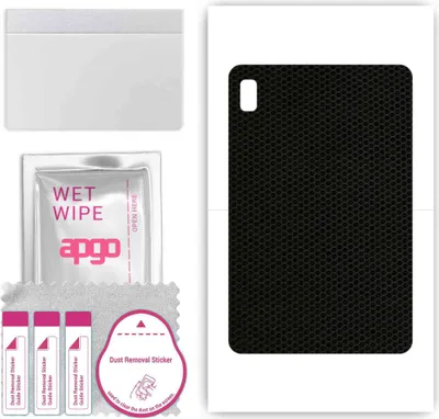 Produktbild von apgo Rückseite Schutzfolie, Skin, kompatibel mit Asus Adolpad 3, Hinten Displayschutzfolie aus Vinylfolie, kratzfest, einfache Montage - Matrix
