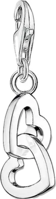 Produktbild von Thomas Sabo Anhänger Charm-Club Herzen 925 Sterling Silber Blank 0773-001-12