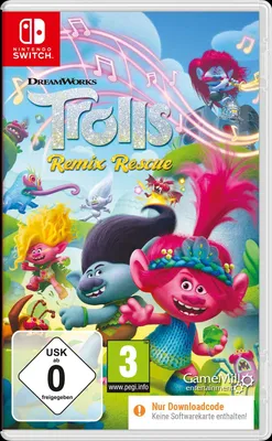 Produktbild von Trolls Remix Rescue (Code in Box - Nintendo Switch)