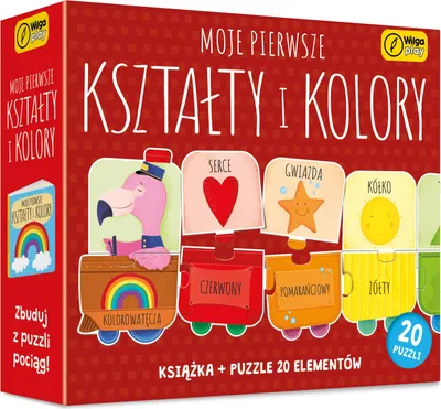 Produktbild von Moje pierwsze kształty i kolory. Puzzle + książka