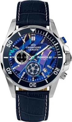 Produktbild von Chronograph Jacques Lemans Blau Kollektion UEFA Champions League - mann