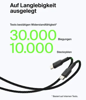 Immagine prodotto di Belkin BOOST CHARGE - Cavo USB - Da USB-C (M) a USB (M) - 3 m - Nero