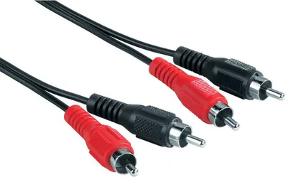 Obrázek produktu pro Kabel HAMA 2xRCA-2xRCA 5m 2x samec-2x samec ST